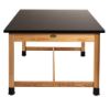 Picture of NPS® Wood Science Lab Table, 42 x 60 x 30, Chemical Resistant Top