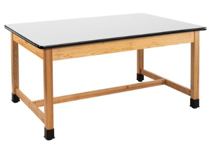 Picture of NPS® Wood Science Lab Table, 42 x 60 x 30, Whiteboard Top