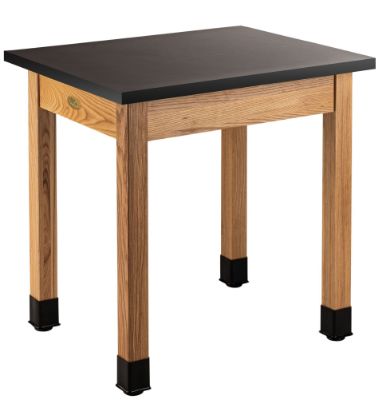 Picture of NPS® Wood Science Lab Table, 24 x 30 x 36, Phenolic Top