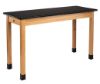 Picture of NPS® Wood Science Lab Table, 24 x 48 x 36, HPL Top