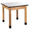 Picture of NPS® Wood Science Lab Table, 30 x 30 x 36, Whiteboard Top