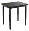 Picture of NPS® Steel Height Adjustable Science Lab Table, 24 X 24 , HPL Top, Black