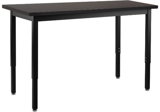 Picture of NPS®  Steel Height Adjustable Science Lab Table, 24 X 72, Chemical Resistant Top