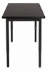 Picture of NPS® Steel Height Adjustable Science Lab Table, 30 X 42 , HPL Top, Black