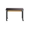 Picture of NPS® Signature Science Lab Table, Black, 24 x 48, Chemical Resistant Top, Casters