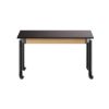 Picture of NPS® Signature Science Lab Table, Black, 24 x 54, Chemical Resistant Top, Casters