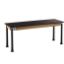 Picture of NPS® Signature Science Lab Table, Black, 24 x 72, Phenolic Top,