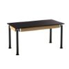 Picture of NPS® Signature Science Lab Table, Black, 30 x 60, Chemical Resistant Top,