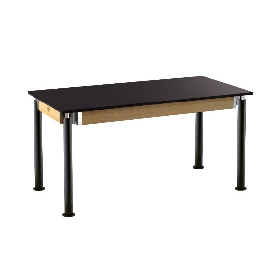 Picture of NPS® Signature Science Lab Table, Black, 30 x 60, Chemical Resistant Top,