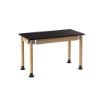 Picture of NPS® Signature Science Lab Table, Oak, 24 x 48, Chemical Resistant Top,