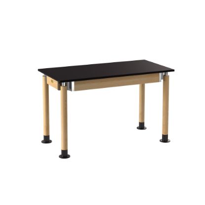 Picture of NPS® Signature Science Lab Table, Oak, 24 x 48, Phenolic Top,