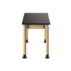 Picture of NPS® Signature Science Lab Table, Oak, 24 x 48, Phenolic Top,