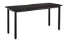 Picture of NPS® Steel Fixed Height Science Lab Table, 24 X 48 X 30, HPL Top, Black