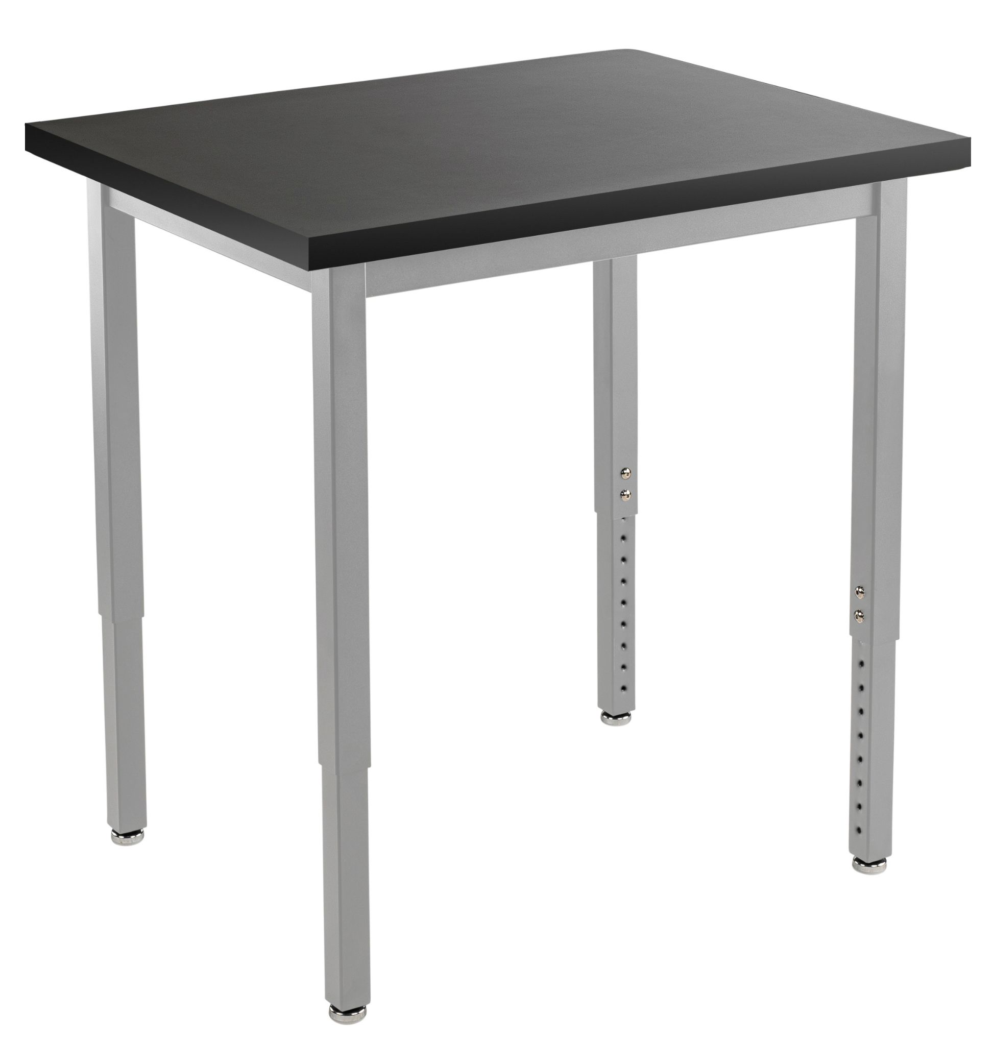 Academy Furniture. NPS® Steel Height Adjustable Science Lab Table, 24 X 36,  Phenolic Top, Grey