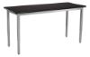 Picture of NPS® Steel Height Adjustable Science Lab Table, 24 X 42 , HPL Top, Grey