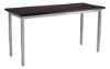 Picture of NPS® Steel Height Adjustable Science Lab Table, 24 X 48 , Epoxy Top, Grey