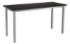 Picture of NPS® Steel Fixed Height Science Lab Table, 24 X 42 X 30, HPL Top, Grey