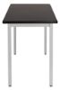 Picture of NPS® Steel Fixed Height Science Lab Table, 24 X 42 X 30, HPL Top, Grey