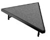 Picture of NPS® Stage Pie Compatible with a 3'x8'x8" Stage, Grey Carpet