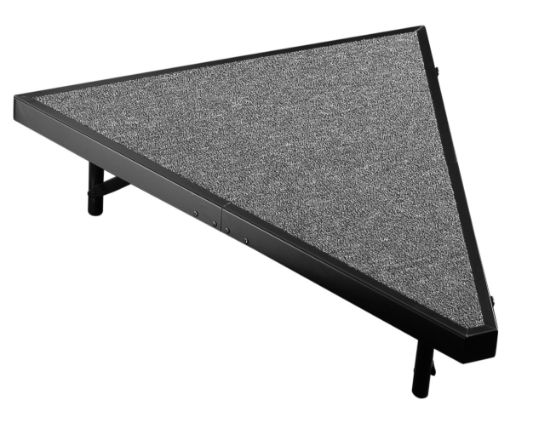 Picture of NPS® Stage Pie Compatible with a 3'x8'x8" Stage, Grey Carpet