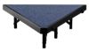 Picture of NPS® Stage Pie Compatible with a 3'x8'x8" Stage, Blue Carpet