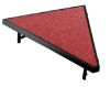 Picture of NPS® Stage Pie Compatible with a 3'x8'x8" Stage, Red Carpet