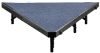 Picture of NPS® Stage Pie Compatible with a 4'x8'x8" Stage, Blue Carpet