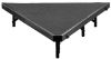 Picture of NPS® Stage Pie Compatible with a 4'x8'x8" Stage, Black Carpet