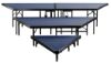 Picture of NPS® 3 Level Stage Pie Set 36" Width, Blue Carpet