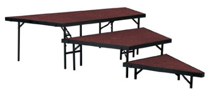 Picture of NPS® 3 Level Stage Pie Set 36" Width, Red Carpet