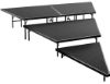 Picture of NPS® 3 Level Stage Pie Set 48" Width, Black Carpet