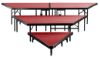 Picture of NPS® 3 Level Stage Pie Set 48" Width, Red Carpet