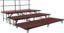 Picture of NPS® Straight Stage Set, Red Carpet (3" x 8' Platforms)