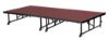 Picture of NPS® 24"-32" Height Adjustable 4' x 4' Transfix Stage Platform, Red Carpet