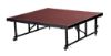 Picture of NPS® 24"-32" Height Adjustable 4' x 4' Transfix Stage Platform, Red Carpet