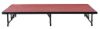 Picture of NPS® 16"-24" Height Adjustable 4' x 8' Transfix Stage Platform, Red Carpet