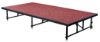 Picture of NPS® 24"-32" Height Adjustable 4' x 8' Transfix Stage Platform, Red Carpet