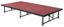 Picture of NPS® 24"-32" Height Adjustable 4' x 8' Transfix Stage Platform, Red Carpet