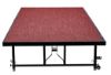 Picture of NPS® 24"-32" Height Adjustable 4' x 8' Transfix Stage Platform, Red Carpet