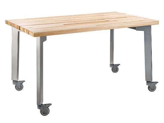 Picture of NPS®  Titan Table, 42" x 60" x 36", Butcherblock Top