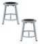 Picture of (2 Pack) NPS®   18" Titan Stool, Black Steel Seat, Grey Frame