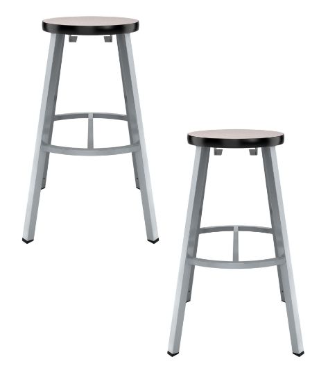 Picture of (2 Pack) NPS®   30" Titan Stool, PB T-Mold Seat, Grey Frame