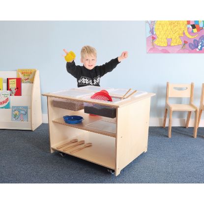 Picture of Mobile Sensory Table With Trays And Lids