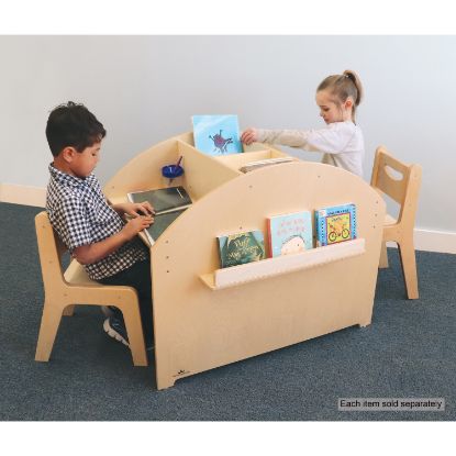 Picture of Two Student Adjustable Library Desk